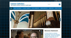 Desktop Screenshot of cantoncatholics.com